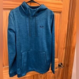 Under Armour Teal Hoodie for Men, size Medium